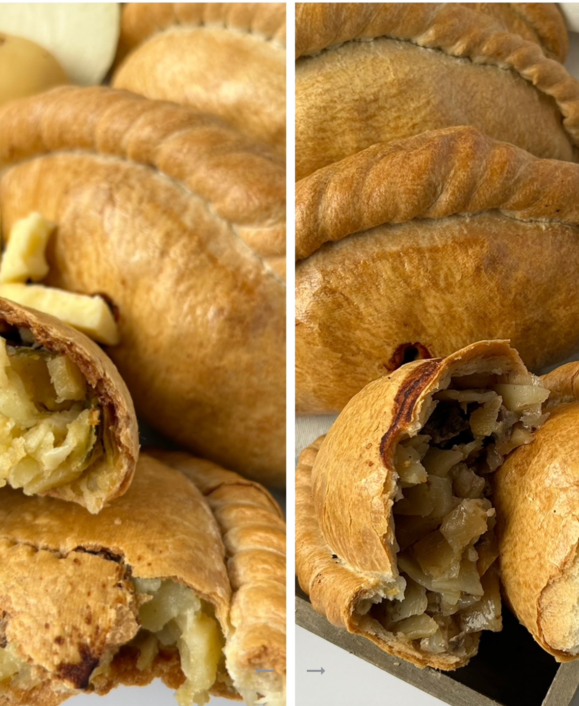 Half and Half Box of Cornish Pasties