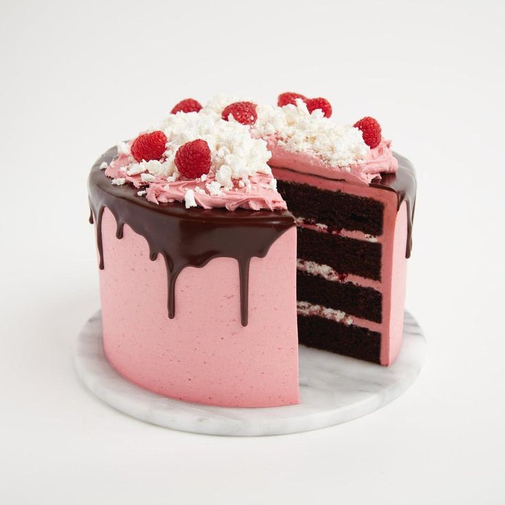 Raspberry & Chocolate Cake